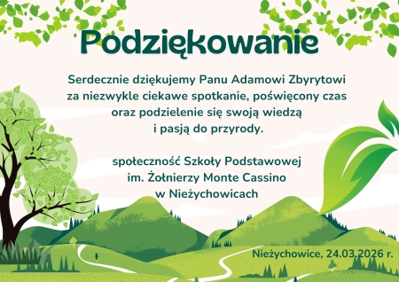 SPOTKANIE Z PANEM ADAMEM ZBYRYTEM