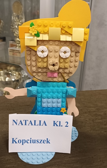 SZKOLNY KONKURS ''MÓJ ULUBIONY BOHATER Z BAJKI Z KLOCKÓW LEGO''